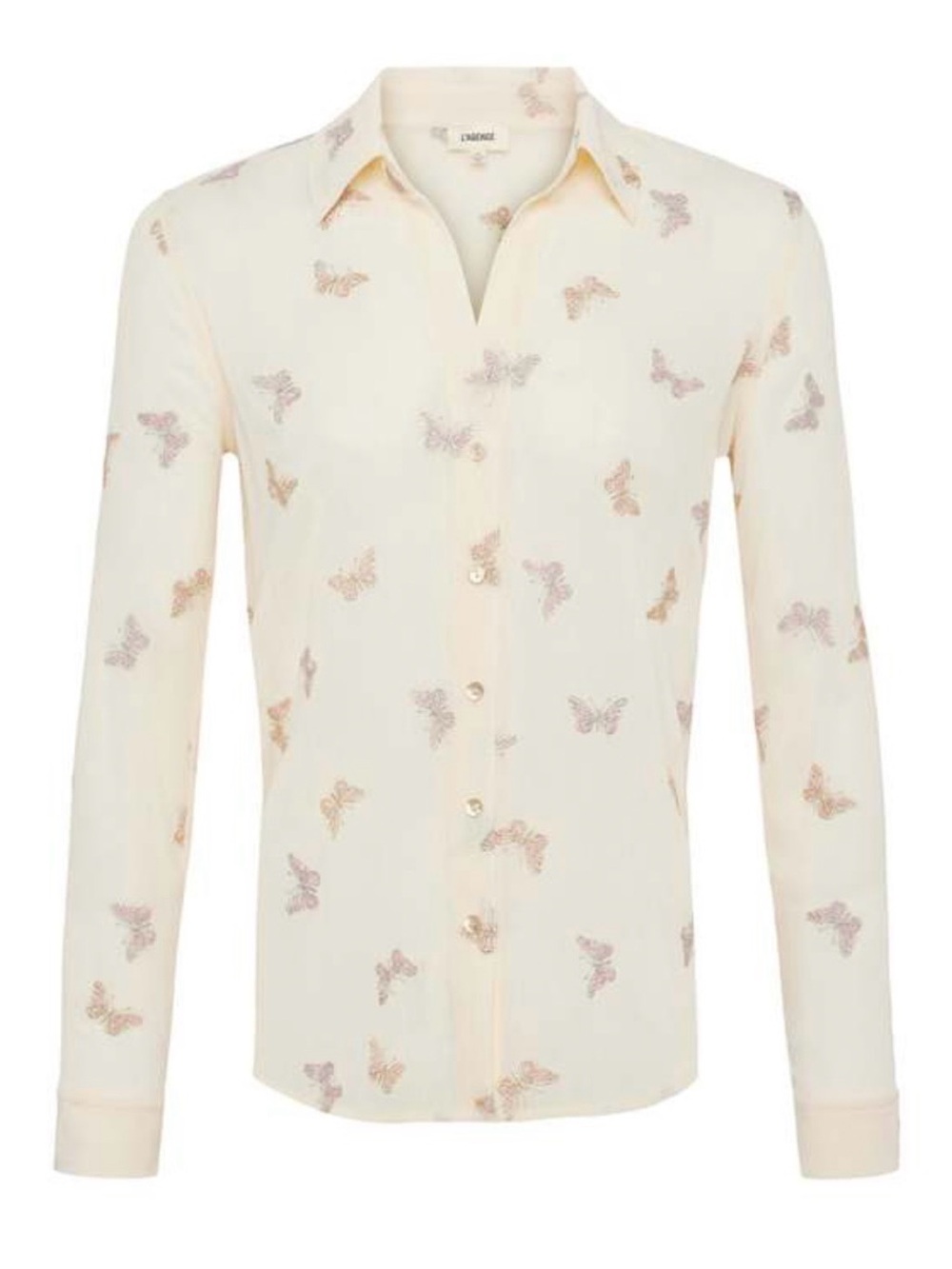 L'AGENCE
LAURENT EMBROIDERED BLOUSE - MULTI BUTTERFLY - Picture 5 of 10